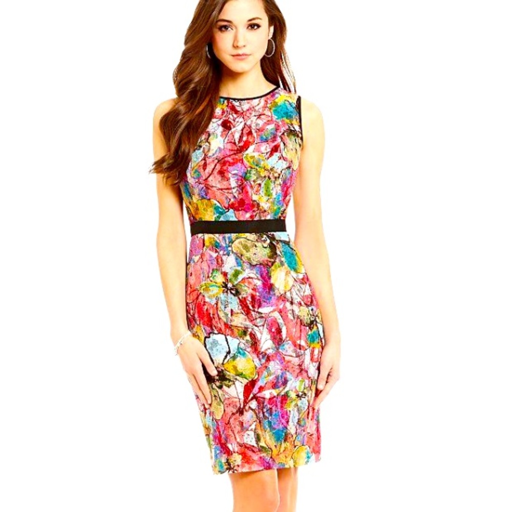 Antonio Melani Vedette Floral Lace Sheath Dress